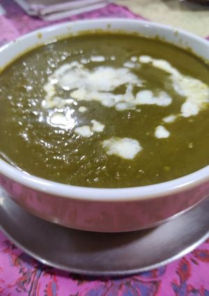 A picture of Sarson ka saag.
