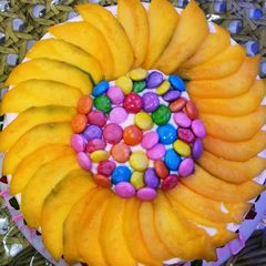 A picture of Mango cake.