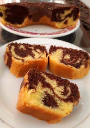 Foto resep Bolu Marmer 4 telur