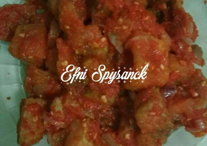 Sambal instan kerupuk kulit