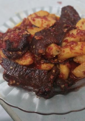 Foto resep Dendeng Sapi Balado ala aqoh