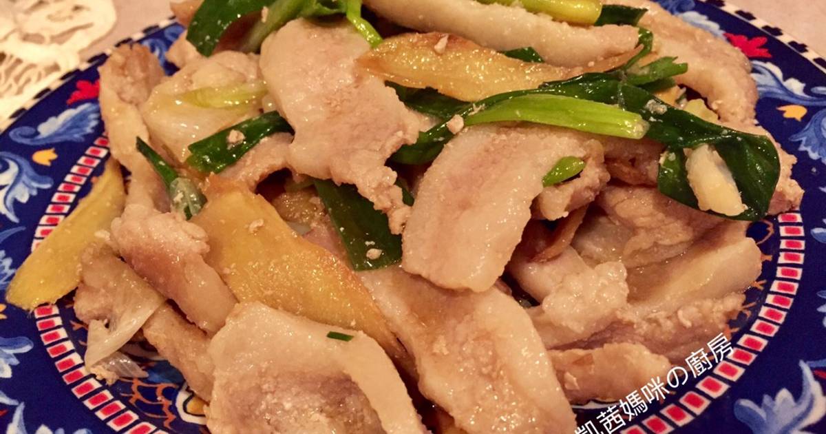 蔥爆麻油松阪豬肉食譜與作法by 凱茜媽咪の廚房 Cookpad