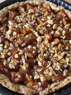 Almás-gyömbéres-karamelles pite recept fotója