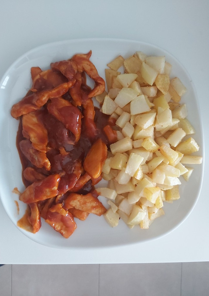 Una foto de Pollo a la Coca-Cola