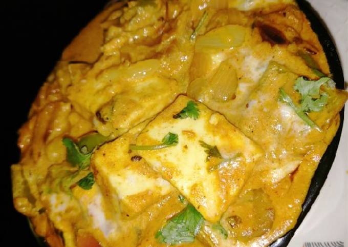 Recipe of Homemade Kadai paneer