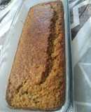 Budín de banana y avena