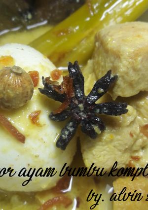 Foto resep Opor ayam bumbu komplit