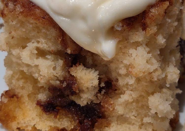 Steps to Make Super Quick Homemade Cinnmon Roll Cake
