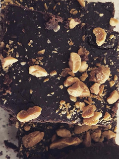 Una foto de Brownies saludables de porotos negros