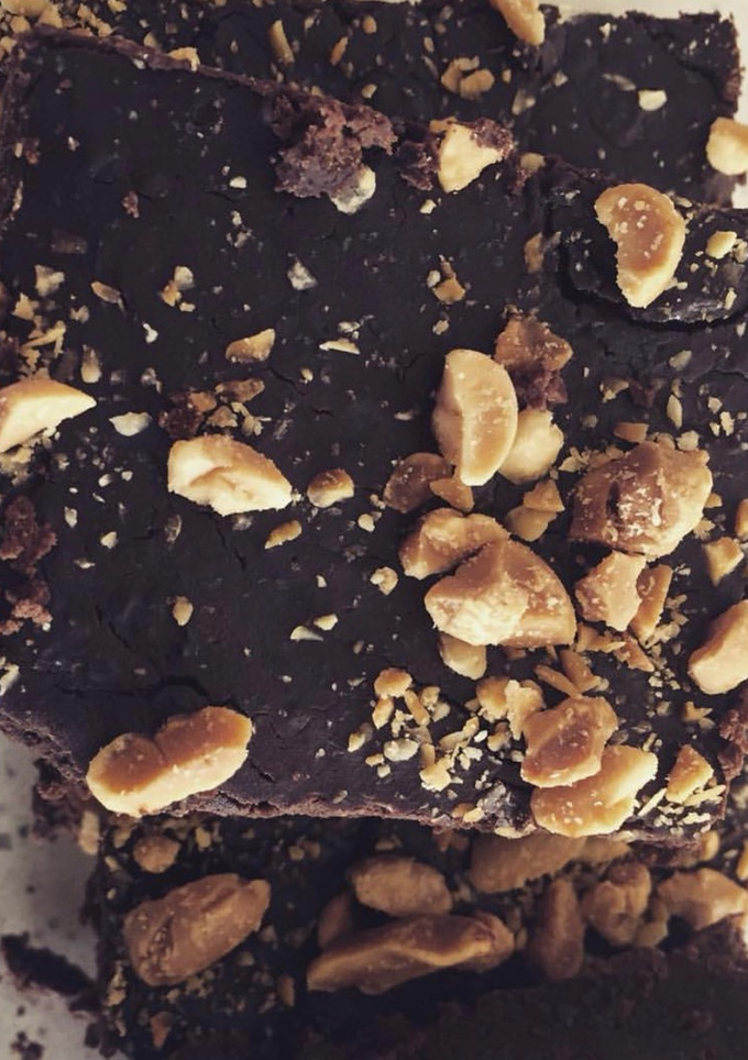 Una foto de Brownies saludables de porotos negros