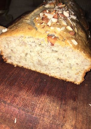 Una foto de Budín húmedo de banana