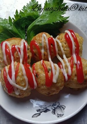 Foto resep Takoyaki mie & sayuran