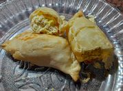 Una foto de empanada ricotta