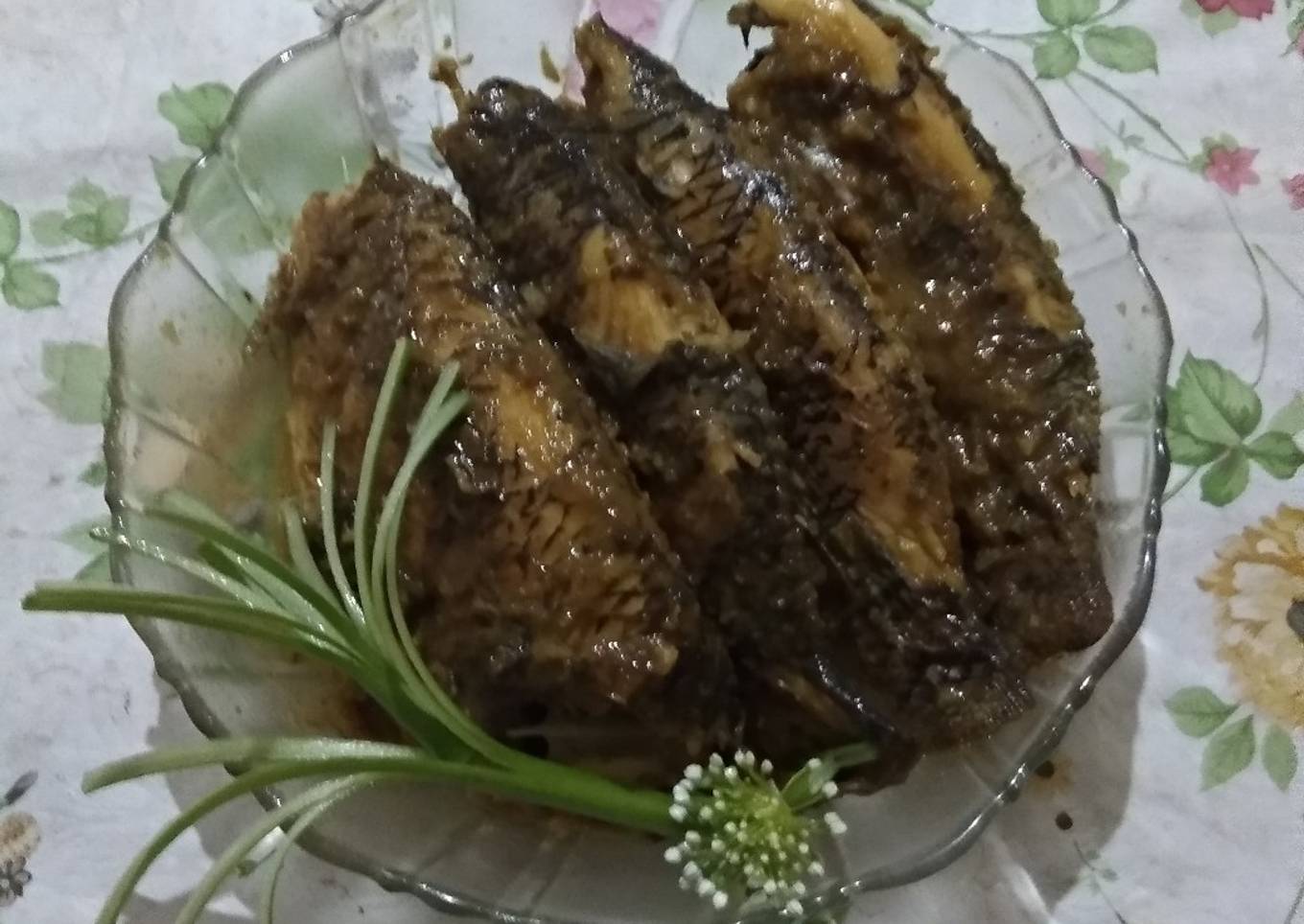 Nila masak tumija (ketumbar kemiri jahe)