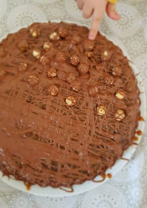 صورة لوصفة كيكة البندق