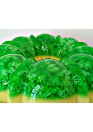 Foto resep Puding Lumut Mentega (mudah & simple)