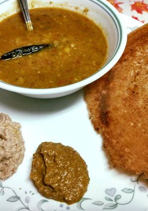 A picture of Mysore Masala Dosa.