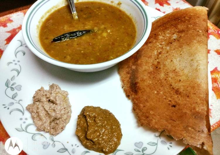 Simple Way to Make Homemade Mysore Masala Dosa