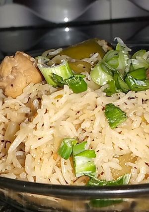 A picture of Chinese pulao.