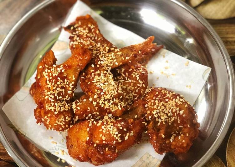 Resep Spicy Korean Wings Anti Gagal