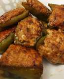 Stuffed Bell Peppers with Soy Sauce Glaze