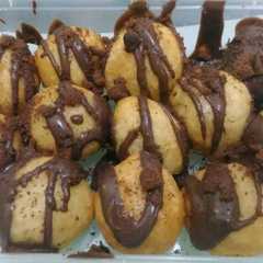 A picture of Greek Donuts/Donat Yunani alias Loukoumades sangat mudah.