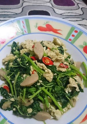 Foto resep Tumis Bayam Bakso