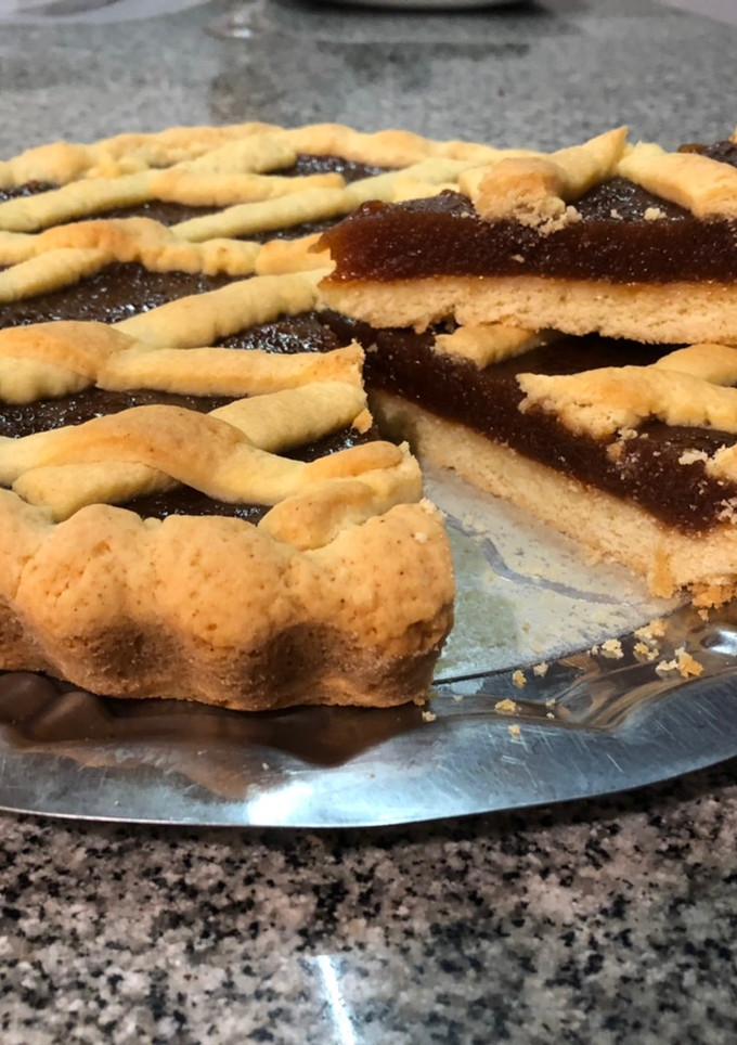 Una foto de Pastafrola de membrillo