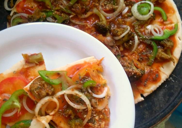 Pizza de Vegetais (Massa Pronta)