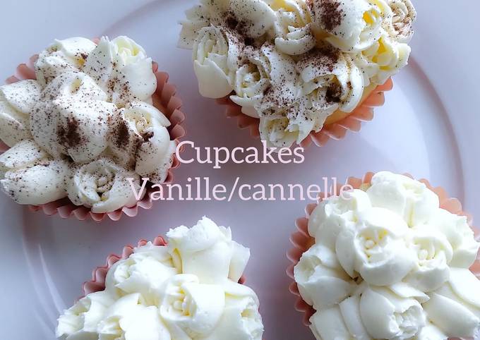 Cupcakes Vanille Cannelle De Poesie Gourmandise Cookpad