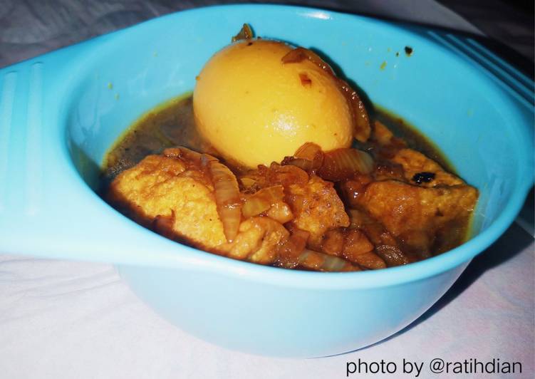 4. Semur Tahu with Telor