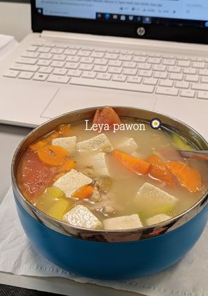 Foto resep Sup ayam tahu gurih