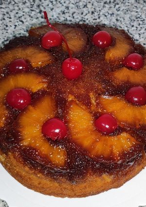 Una foto de Torta de piña