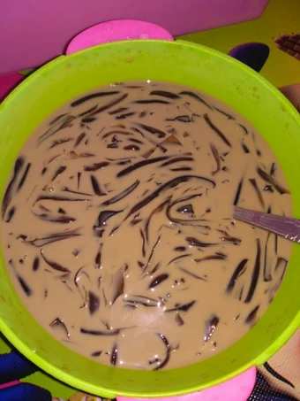 Cara Mudah Membikin Resep Es capucino cincau serut yang Enak Banget Anti Ribet, Uenak Banget