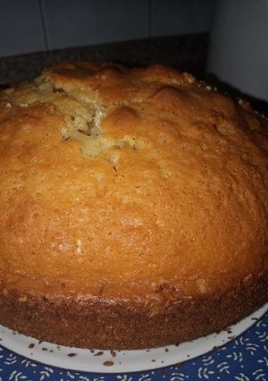 Una foto de Bizcochuelo 1, 2, 3, 4 con crema de leche