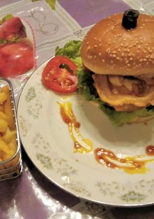 A picture of Beef Burger.