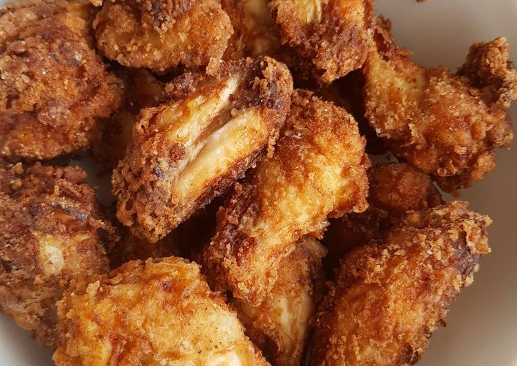 Steps to Make Quick Fried chicken wings