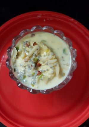 A picture of Kulfi falooda rasmalai (dhara Kitchen recipe).