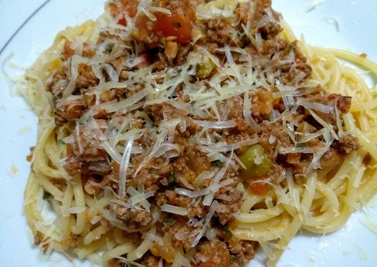 Espaguete à bolonhesa