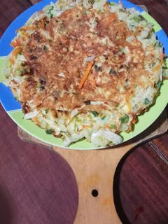 Foto resep Telur dadar sayur