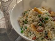 A picture of prawn fried rice
