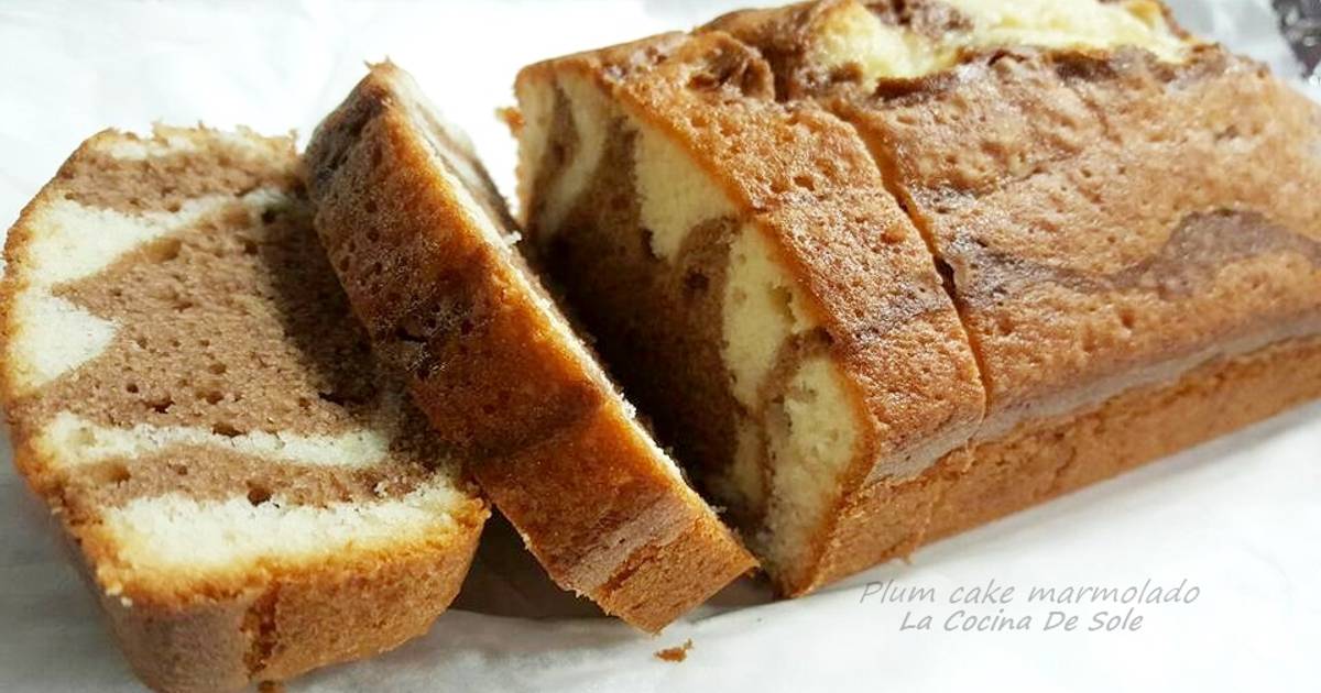 Plum cake marmolado Receta de La Cocina De Sole- Cookpad