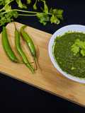 Green chutney (Ramadan ki Tiyari)