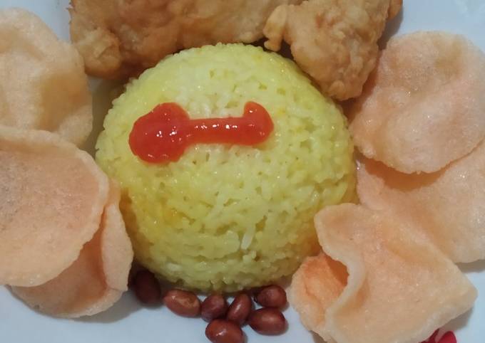 Nasi kuning sederhana