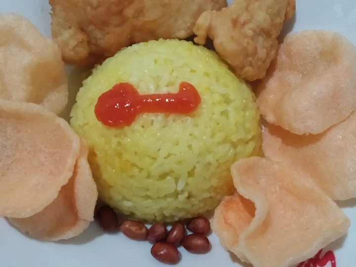 Cara Sederhana Membikin Resep  Nasi kuning sederhana yang Sempurna, Lezat Sekali