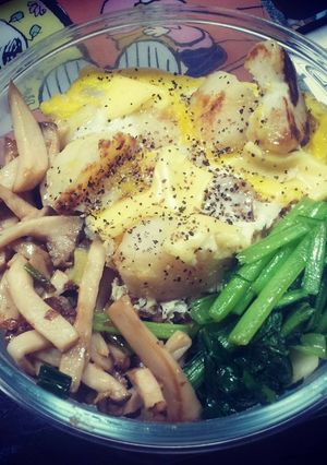 干貝起司蛋便當(減醣料理) 的食譜成品照片