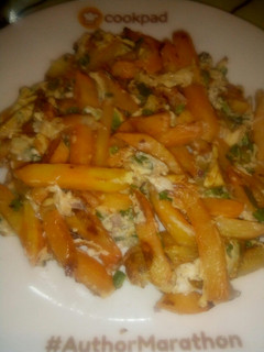 A picture of Chips mayai.