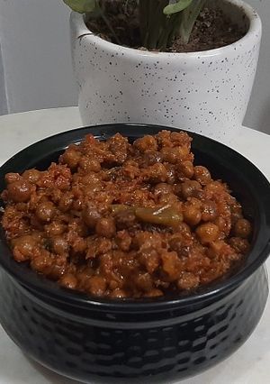 A picture of Chana Masala.