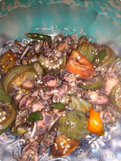 Foto resep Tumis Cumi Asin Terong Bulat Cabe Ijo Ala Anak Kos