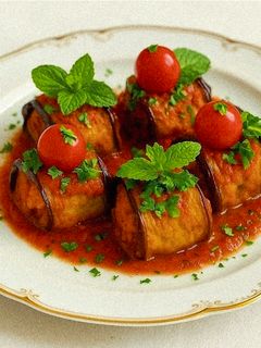 عکسی از دستور بقچه بادمجان